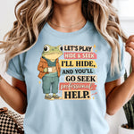Lets Play Hide & Seek DTF Transfer