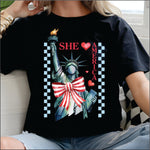 Liberty w Bow DTF Transfer