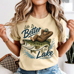Life is Better at the Lake Sasquash DTF Transfer
