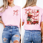 Life is Sweeter in a Small Town Strawberry 2 part DTF Transfer