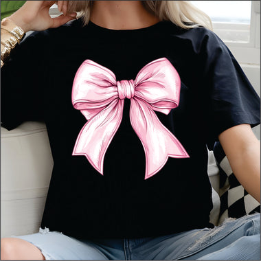 Light Pink Bow DTF Transfer