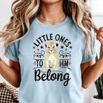 Little Ones to Him Belong black DTF Transfer