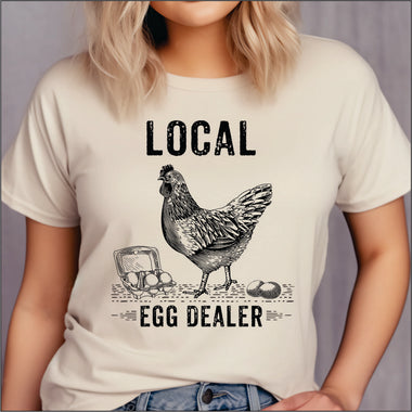 Local Egg Dealer DTF Transfer