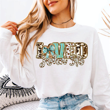 Cow Print Loved