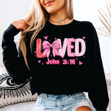 Loved John 3 16 Pinks