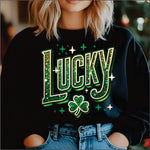 Lucky Faux Sequin DTF Transfer