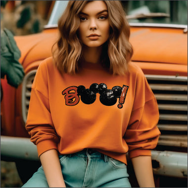 Magical BOO Sequin Patch