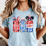 Magical Patriotic Dr. Pepper DTF Transfer