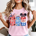 Magical Patriotic Dr. Pepper DTF Transfer