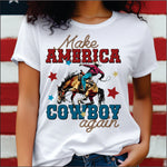 Make America Cowboy Again DTF Transfer