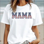 Mama American Flag DTF Transfer