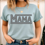 Mama, Mom, Mommy Checkered Name DTF Transfer