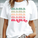 Mama Repeat Spring Colors DTF Transfer