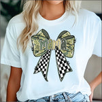 Mama Bow Camo and Check DTF Transfer
