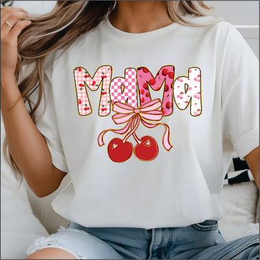 Mama Cherries DTF Transfer
