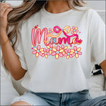 Mama Floral and Ribbon DTF Transfer