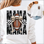 Football Mama w Bow 2 part