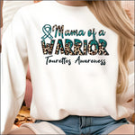 Mama of a Warrior Tourettes Awareness DTF Transfer