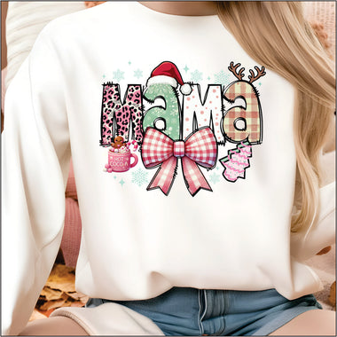 Mama Pattern Christmas DTF Transfer