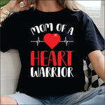 Mom of a Heart Warrior DTF Transfer