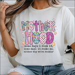 Motherhood Bright Pattern DTF Transfer