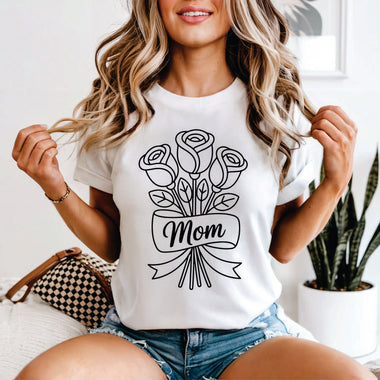 Mother's Day Coloring Roses