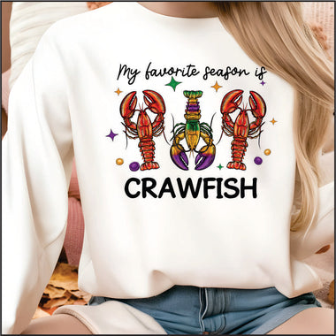 My Favorite Season is Crawfish DTF Transfer