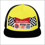 Bud Racing Faux Embroidery DTF Hat Patch