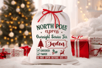 North Pole Express Santa Bag DTF Transfer