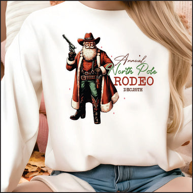 North Pole Rodeo DTF Transfesr