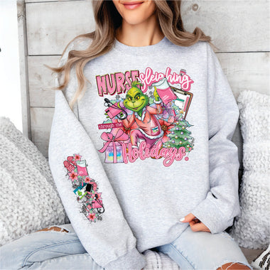 Nurse Sleighing through the Holidays w sleeve