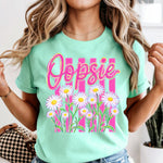 Oopsie Daisy Pink DTF Transfer