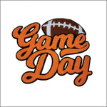 Orange Game Day Chenille Patch