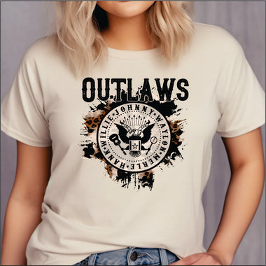 Outlaws country music DTF Transfer