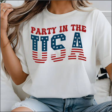 Party in the USA DTF Transfer