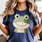 Patchwork Frog DTF Transfer