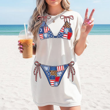 Patriotic Bikini 2 part