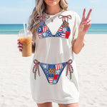 Patriotic Bikini 2 part