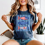 Preppy Patriotic Fish
