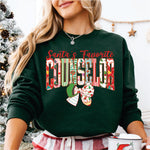 Christmas Pattern Santa's Favorite Counselor