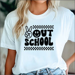 Peace Out School DTF Transfer