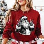 Peace Sign Santa