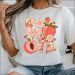 Peach Coquette DTF Transfer