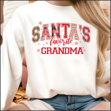 Personalized Santa's Favorite DTF Transfer