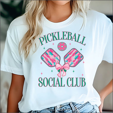Pickleball Social Club DTF Transfer
