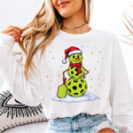 Pickleball Snowman