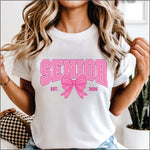 Pink Bow Senior 2026 DTF Transfer