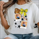 Polaroid Softball with Double Frame DTF Transfer