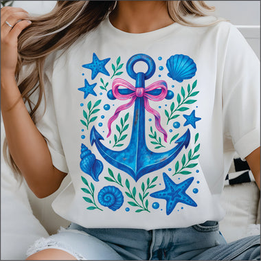 Preppy Anchor DTF Transfer