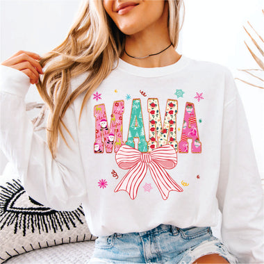 Preppy Christmas Mama Pattern